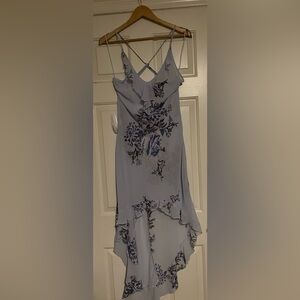 intimately free “ getting out “ people sheer hi low sheer strappy back dress